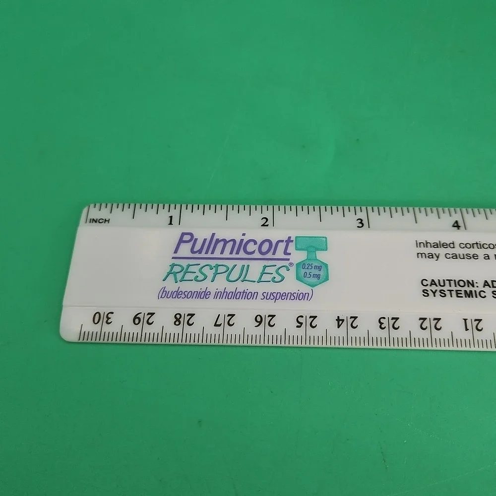 Pulmicort Pharmaceutical Drug Rep Collectible Ruler 12